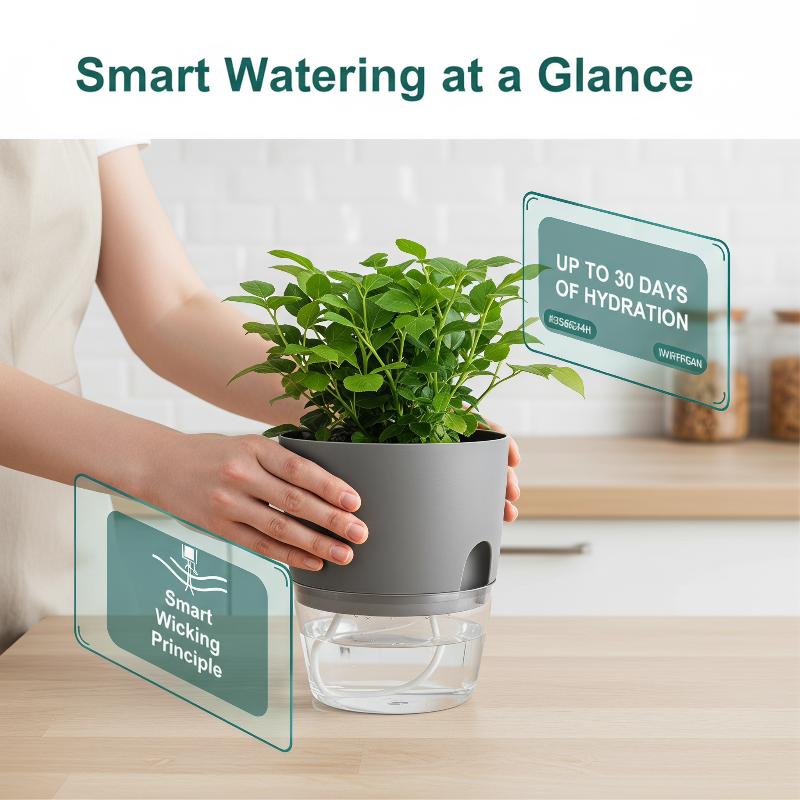 Hydroponic Grow Pod - 1 unidad de macetas de plástico