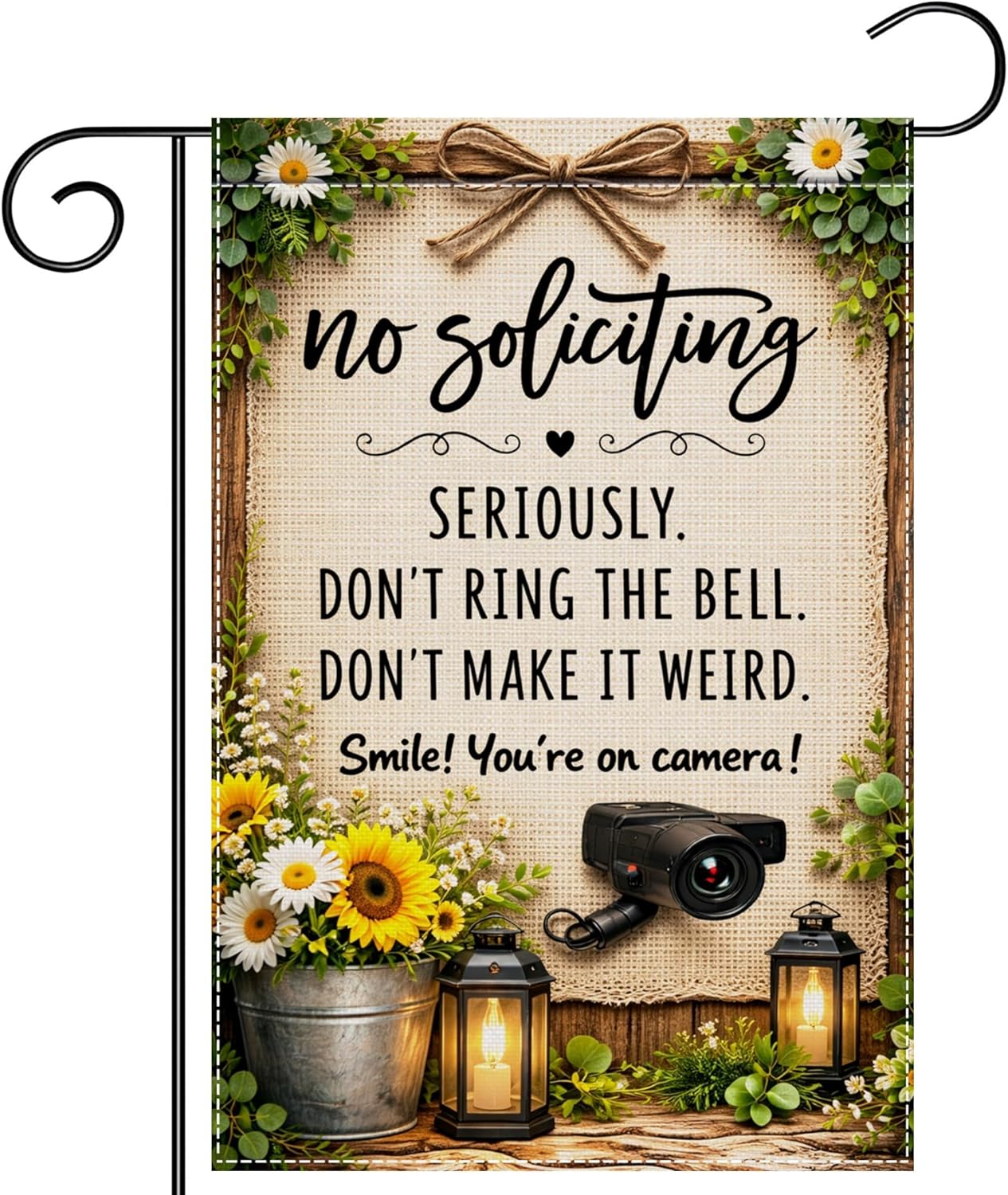 Garden Camera - No solicitar, no tocar la campana,