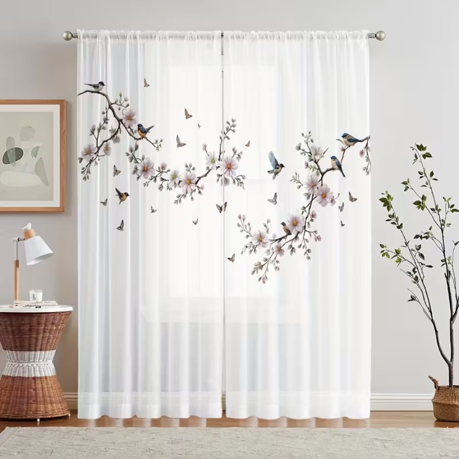 2 Cortinas Transparentes con E - Garden Camera reseña y precio