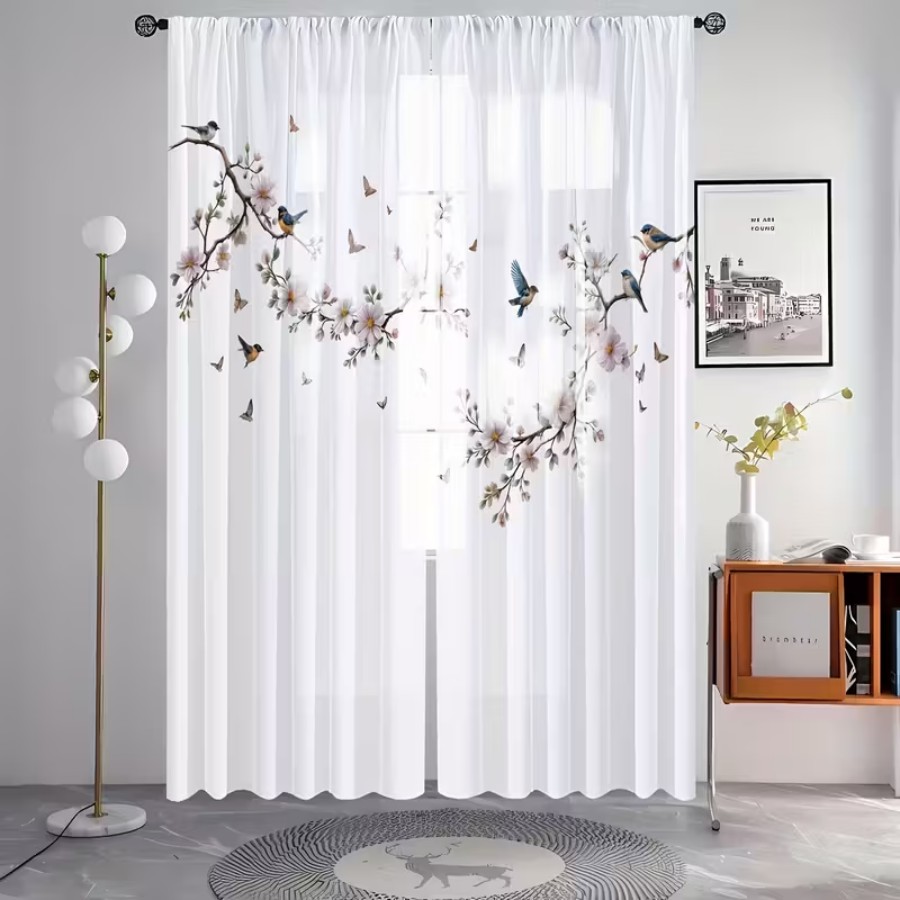 2 Cortinas Transparentes con E - Garden Camera reseña y precio