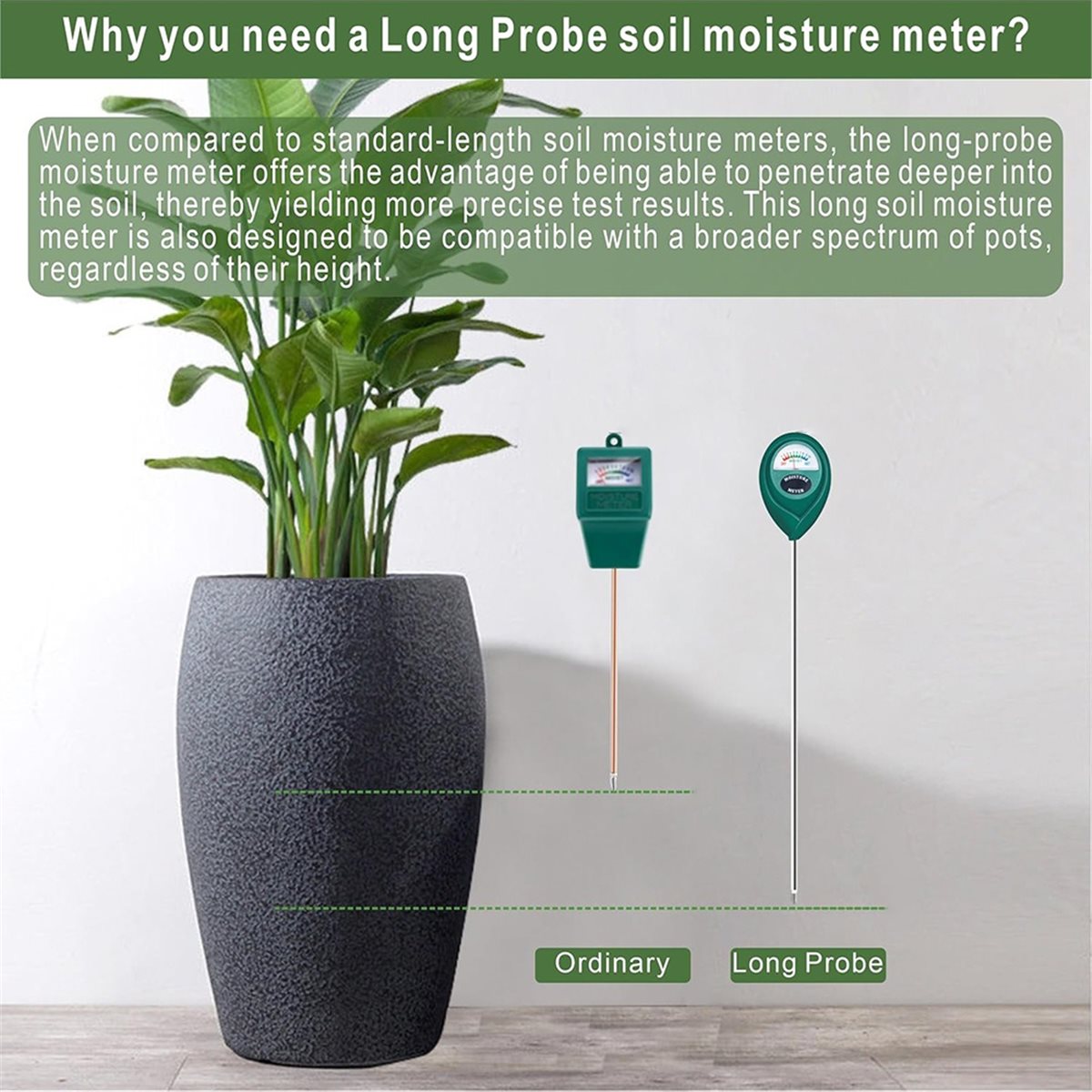 Medidor de Humedad del Suelo d - Plant Monitor reseña y precio