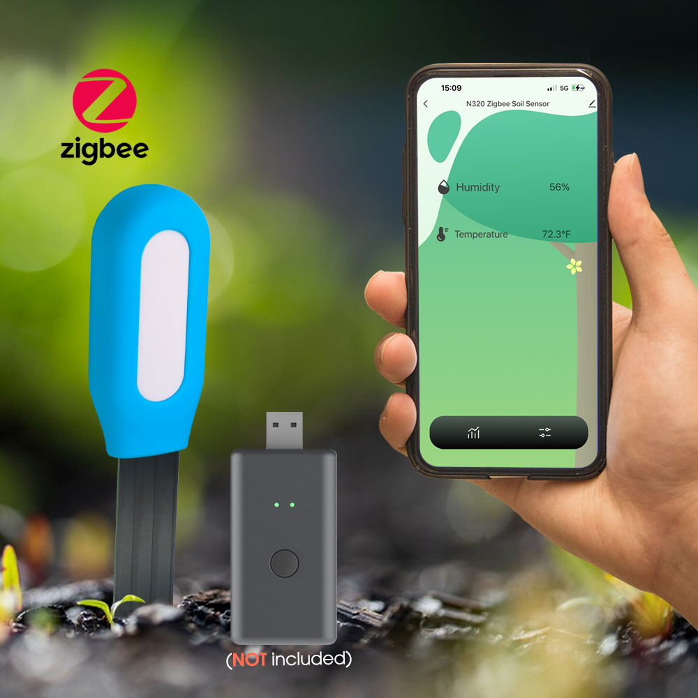 Sensor de suelo Tuya Zigbee, D - Plant Sensor reseña y precio