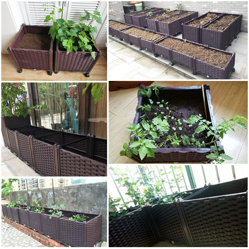 Jardinera elevada con sistema  - Self Watering Planter reseña y precio