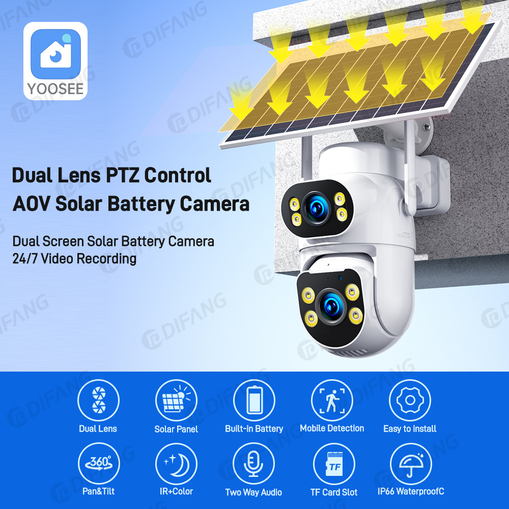 Cámara de Seguridad Solar Yoos - Garden Camera reseña y precio