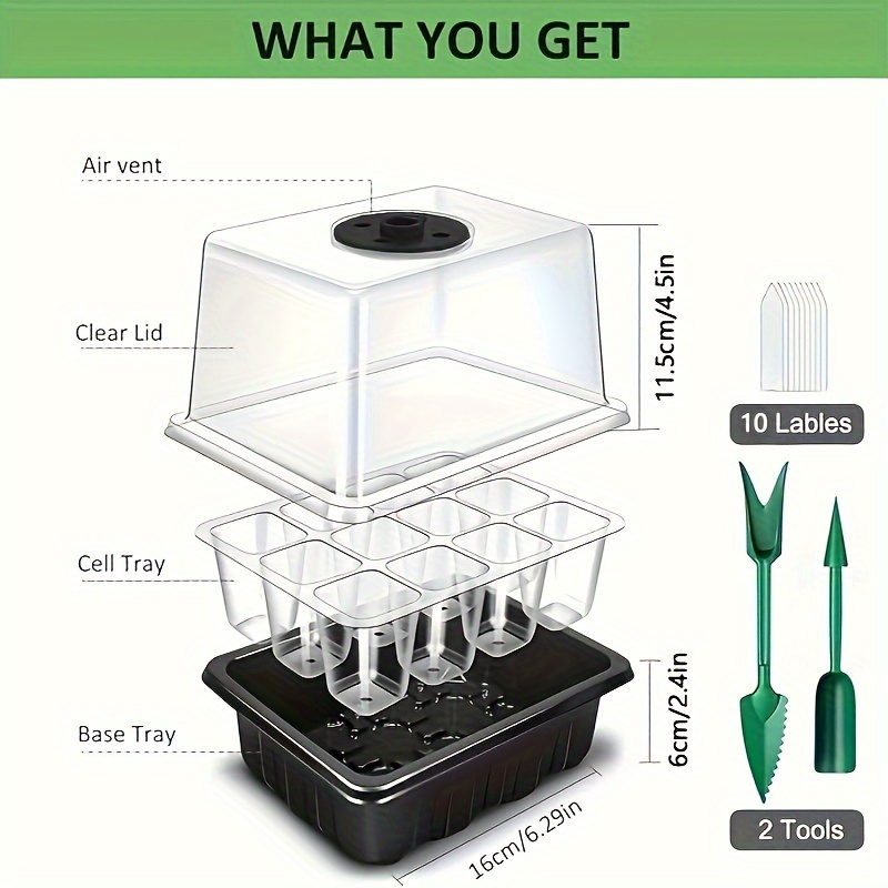 Paquete de 1/2/3 bandejas de g - Grow Light Led reseña y precio