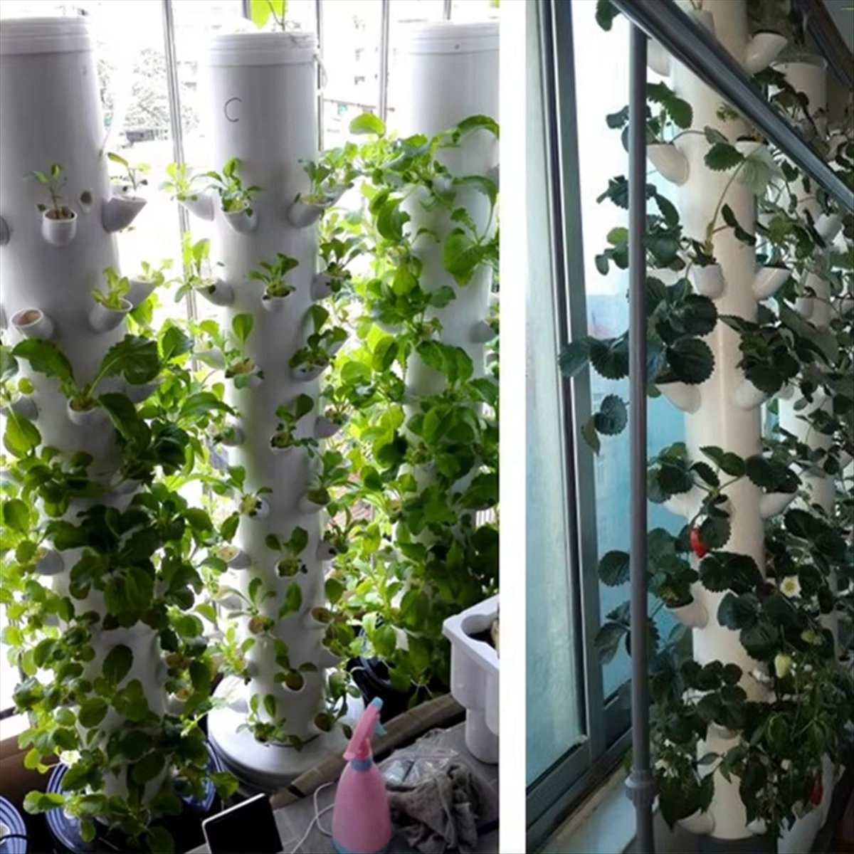 Contenedor Vertical Hidropónic - Hydroponic Tower reseña y precio